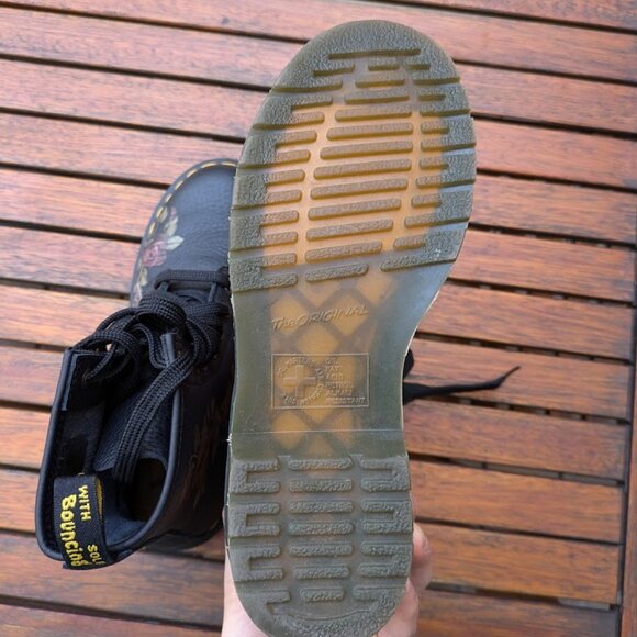 Like New Dr. Martens Boots 1460 Women's Decayed Roses US 7 - Picture 5 of 5